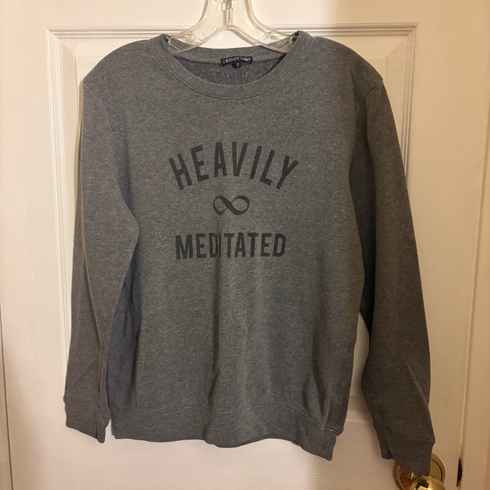 Gray sweatshirt